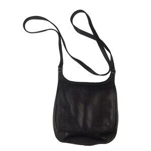 Fossil Womens Brown Leather Crescent Crossbody Strap Bag
